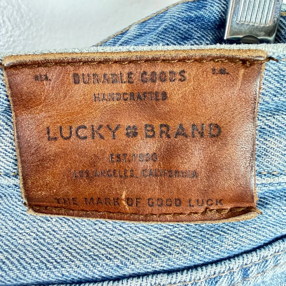 Lucky‎ Brand Womens Light Wash Distressed Denim Cutoff Shorts Size 8 29 *altered